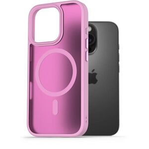 AlzaGuard Matte Case Compatible with Magsafe iPhone 16 Pro rózsaszín tok kép