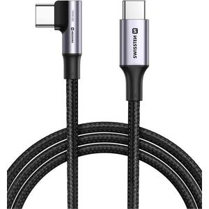 Swissten USB-C/USB-C 5A (100W) kábel laptopokhoz 2 m fekete kép