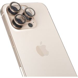 Epico iPhone 16 Pro / 16 Pro Max kamera védő fólia - alumínium, sivatagszínű titán kép