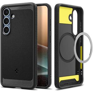 Spigen Rugged Armor MagSafe Matte Black Samsung Galaxy S 2025+ tok kép