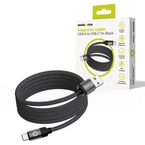 Mobile Origin Magnetic Patented Original Cable USB-A to USB-C 1 m, Black kép