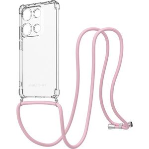 AlzaGuard Luxe Lanyard Xiaomi Redmi Note 14S rózsaszín tok kép