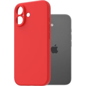 AlzaGuard Matte TPU iPhone 17 piros tok kép