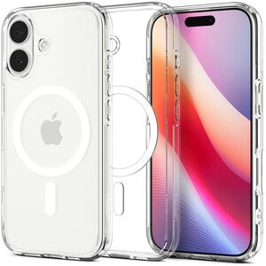Spigen Ultra Hybrid MagSafe Clear White iPhone 17 tok kép