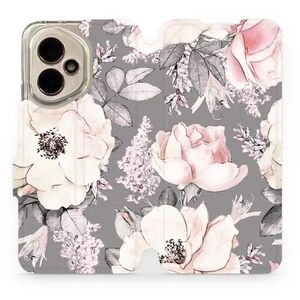 Mobiwear Flip Honor 400 virágok tok kép