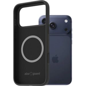 AlzaGuard iPhone 17 Pro Max fekete MagSafe szilikon tok kép