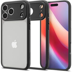 Spigen Ultra Hybrid Matte Black iPhone 17 Pro Max tok kép