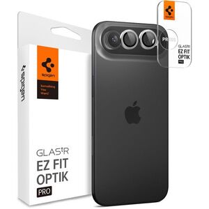 Spigen Glass tR EZ Fit Optik Pro 2 Pack Silver iPhone Air kamera védő fólia kép