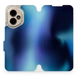 Mobiwear Flip Honor 400 kék árnyalatok tok kép