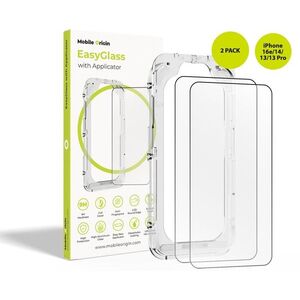 Mobile Origin EasyGlass üvegfólia applikátorral, iPhone 17e/16e/14/13/13 Pro, 2 darab kép