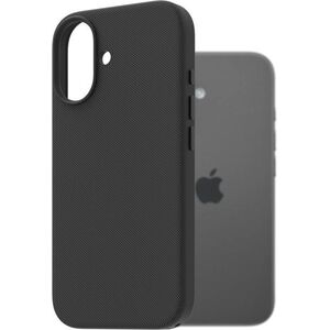AlzaGuard TechWoven Case Compatible with Magsafe, iPhone 17 - fekete kép