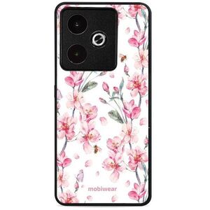 Mobiwear Glossy Realme GT 7 virágok fényes tok kép