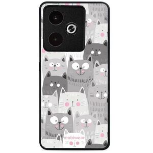 Mobiwear Glossy Realme GT 7 cicák fényes tok kép
