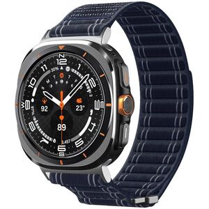 Spigen Fabric Band Hook And Loop Samsung Galaxy Watch Ultra 47mm szíj - tengerészkék kép