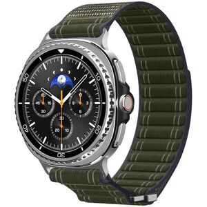 Spigen Fabric Band Hook And Loop Samsung Galaxy Watch 8 46mm / 44mm / 40mm szíj - zöld kép