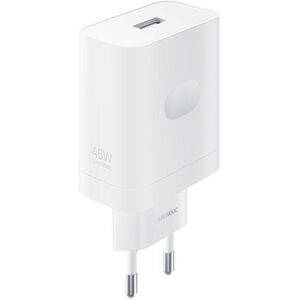 Realme SUPERVOOC 45W-os hálózati adapter, fehér kép