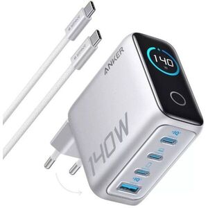 Anker 140W, 3 × USB-C, 1 × USB - ezüst kép