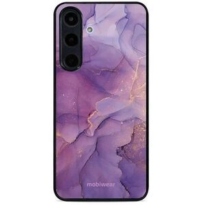 Mobiwear Glossy Samsung Galaxy S25 FE lila márvány fényes tok kép