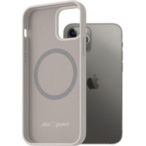 AlzaGuard iPhone 12 / 12 Pro fehér szilikon MagSafe tok kép