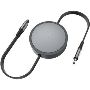 FIXED Retractable Cable USB-C/USB-C csatlakozóval, 1 m PD 100W 480Mbps, szürke kép