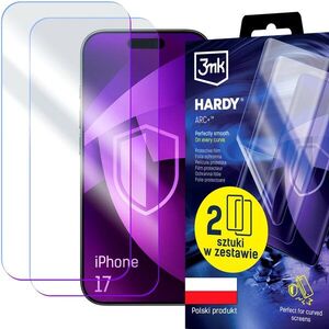 3MK Hardy ARC+ Apple iPhone 17 kijelzővédő fólia - 2 db kép