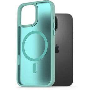 AlzaGuard Matte Case iPhone 16 Pro Max Magsafe kékeszöld tok kép