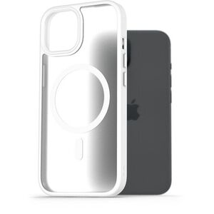 AlzaGuard Matte Case Compatible with Magsafe iPhone 15 fehér tok kép