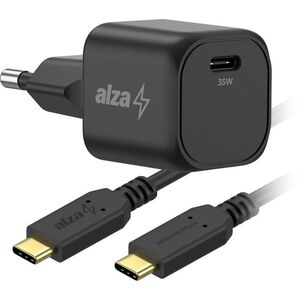 AlzaPower Apex G550 35W Fekete + Core USB-C 2.0 60 W, 1 m - fekete kép