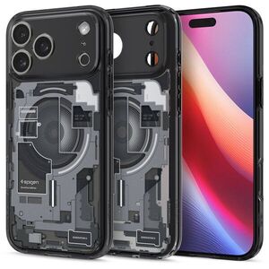 Spigen Ultra Hybrid MagSafe Zero One Black iPhone 17 Pro tok kép