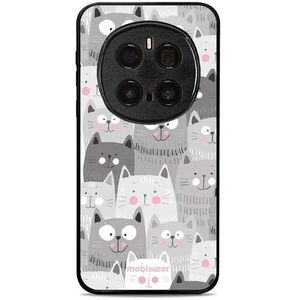 Mobiwear Glossy HONOR Magic7 Pro fényes tok - macskák kép