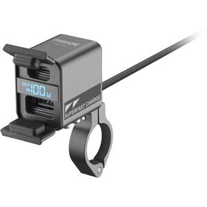 Interphone 100W USB-C USB-A kétirányú motorkerékpár akkumulátor töltő és karbantartó, IP66 kép