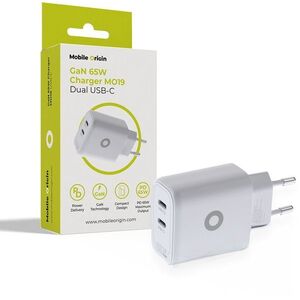 Mobile Origin GaN 65W Charger TÜV MO19 - Dual USB-C kép