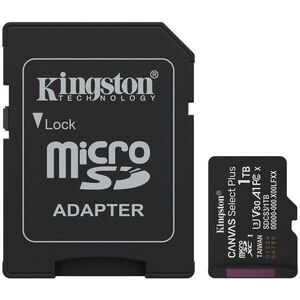 Kingston MicroSDXC 1TB Canvas Select Plus Gen 3 + SD adapter kép