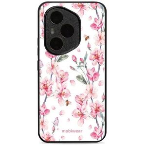 Mobiwear Glossy Honor 400 Pro virágok fényes tok kép