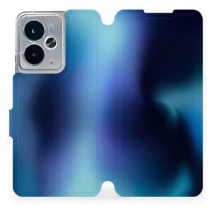 Mobiwear Flip Realme 14T 5G kék árnyalatok tok kép