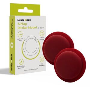 Mobile Origin Airtag Sticker Mount A2, 2 Pack, Ruby Red kép