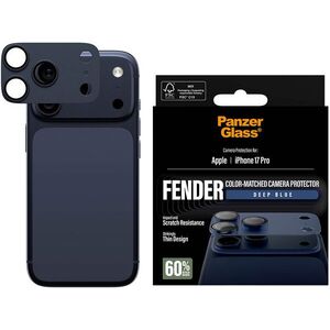 PanzerGlass FENDER Apple iPhone 17 Pro kameravédő elem - alumínium, kék kép