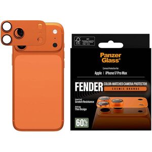PanzerGlass FENDER Apple iPhone 17 Pro Max kameravédő elem - alumínium, narancsszín kép
