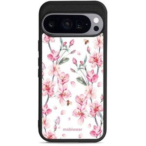 Mobiwear Glossy Google Pixel 9 Pro virágok fényes tok kép