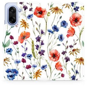 Mobiwear Flip OnePlus Nord CE5 virágok tok kép