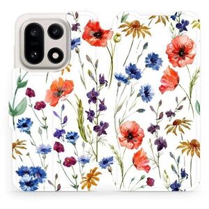 Mobiwear Flip OnePlus 15 virágok tok kép
