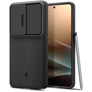Spigen Optik Armor Black Samsung Galaxy S26 Ultra tok kép