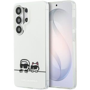 Karl Lagerfeld IML K&CH Peekaboo Logo Magnetic Samsung Galaxy S26 Ultra White tok kép