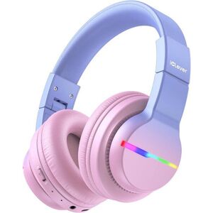 iClever Kids Bluetooth Headphones BTH12 Gradient Pink kép