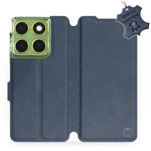Mobiwear Flip Motorola Moto G06 power kék bőrtok kép