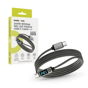 Mobile Origin 240W 80Gbps, 8K/60Hz LED Display USB-C Cable 1, 5m CB18 kép
