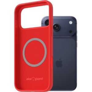 AlzaGuard iPhone 17 Pro Max piros MagSafe szilikon tok kép