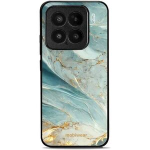 Mobiwear Glossy Xiaomi 15 fényes tok - zöldes márvány kép