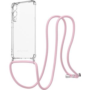 AlzaGuard Luxe Lanyard Samsung Galaxy S25 Edge rózsaszín tok kép