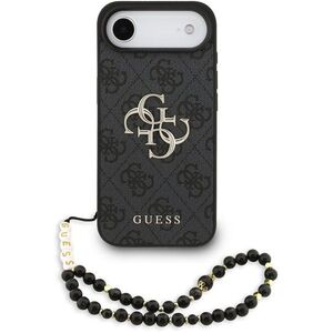Guess PU 4G Metal Logo Strap iPhone Air fekete tok kép